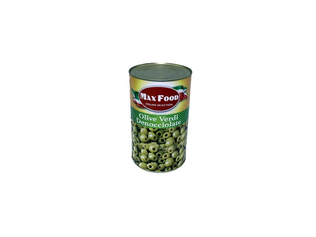 Olivy zelené bez pecky Max Food - 4,1 kg