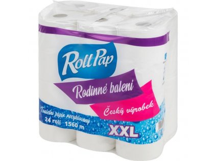 Toaletní papír RollPap 2vrstvý - 24 ks
