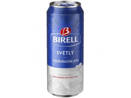 Nealkoholické pivo Birell-světlé plech 24x 0,5 l