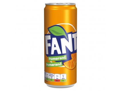 Fanta - plech 24x 0,33 l