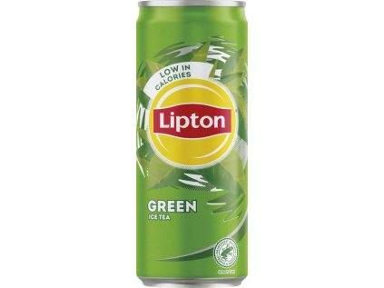 Ledový čaj Lipton zelený - plech 24x 0,33 l