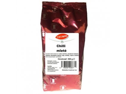 Koření Chilli papričky mleté Thymos 500 g