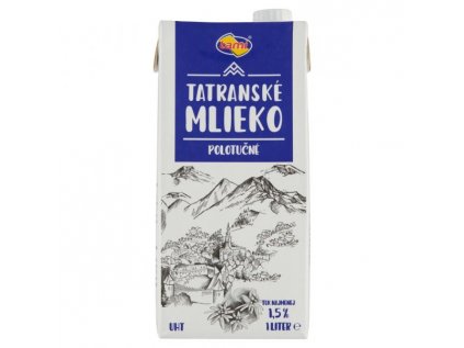 Mléko polotučné 1,5 % Tami 1 l