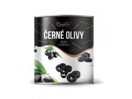 Olivy černé krájené Bassta - 3 kg