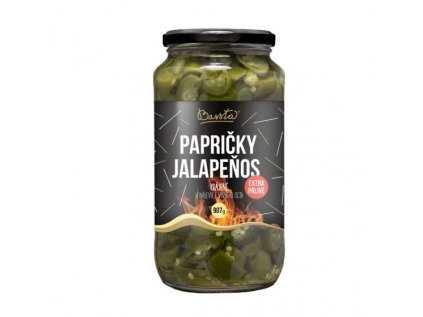 Jalapeňos papričky krájené Bassta - 960 g