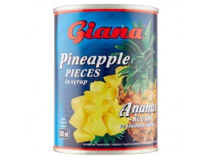 Kompot Ananas krájený Giana 565 g