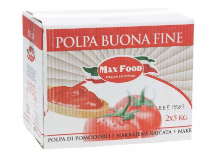 Rajčata jemně drcená - box 10 kg