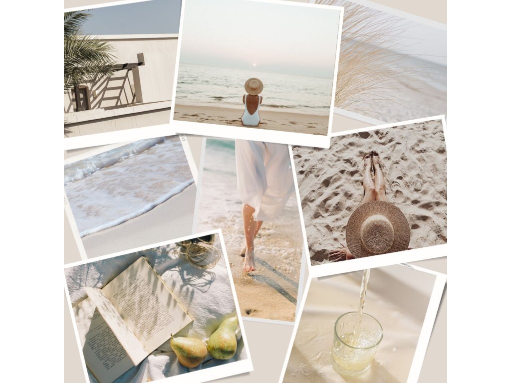 Beige Aesthetic Photo Collage Instagram Post