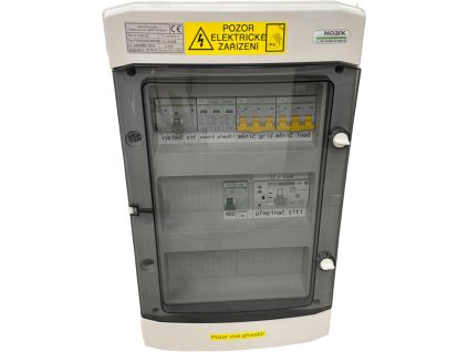 Elektrický rozvaděč FV3AC40CS25ABc. 3-fázový, AC, 10KW, automatický přepínač sítě a zálohy