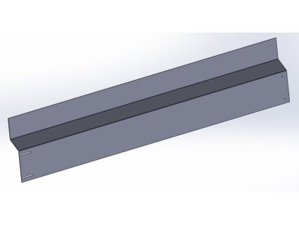 Samozátěžová k-ce JIH 15° - plech pro panel, délka 1.96m