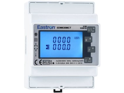 Eastron Elektroměr SDM630MCT, 1/3 fázový, 300A cívky