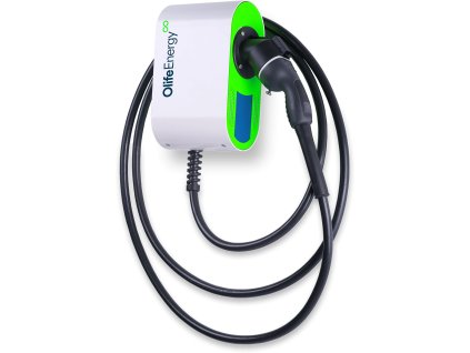 OlifeEnergy WallBox CLOUD, dobíjecí stanice s rovným kabelem, 22kW