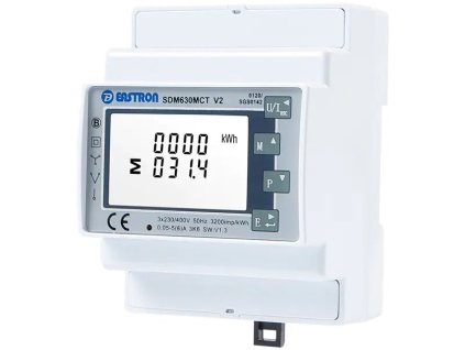 Eastron Elektroměr SDM630MCT V2, 1/3 fázový x/5A, bez cívek
