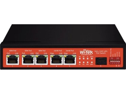 Wi-Tek WI-PS306GF-UPS V3, Gigabitový PoE switch na solární energii