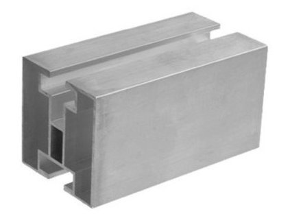 Hliníkový profil HNP2, 50x50 mm, délka 6 m