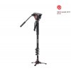 Manfrotto XPRO 4 section video monopod w Fluid hea