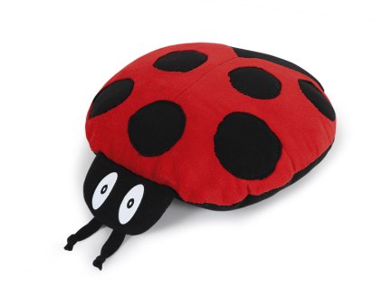 Tvarovaný polštářek beruška