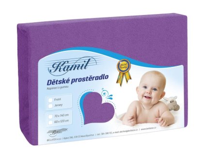 Prostěradlo jersey s elastanem