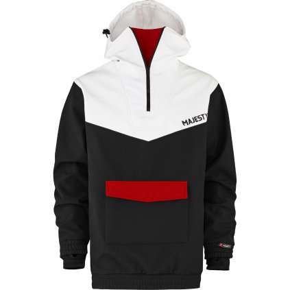 Majesty anorak black white 