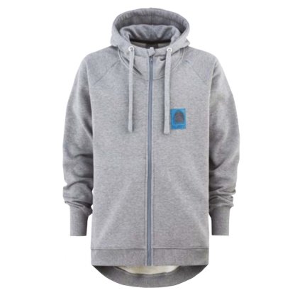 Majesty Super Zipped Hoodie Gray