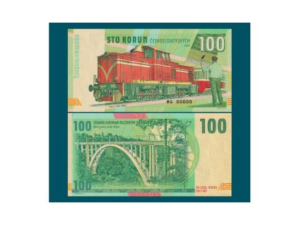 100 korún Lokomotíva T426.0