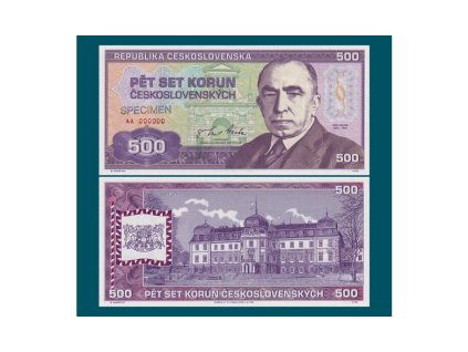 500 korun československých Emil Hácha