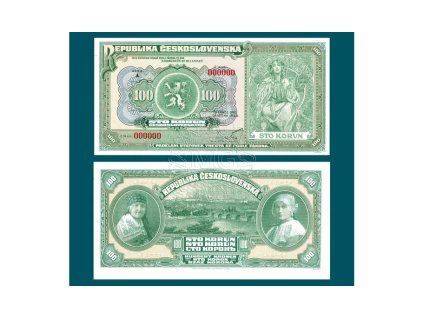 100 Kč Fascimile emisia 1920