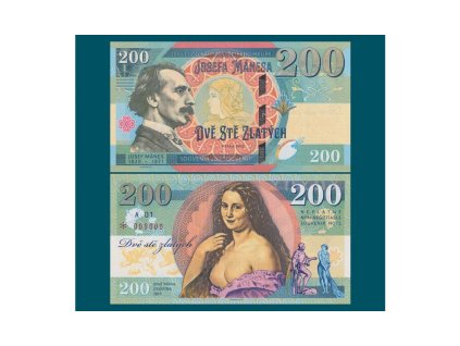 200 zlatých Mánes