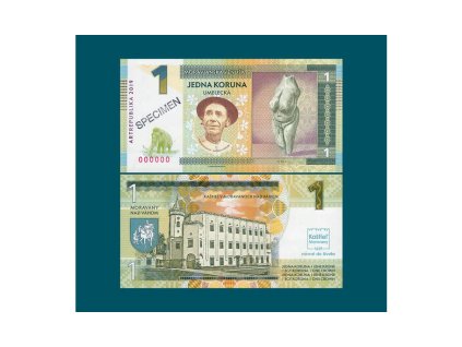 1 koruna Moravany