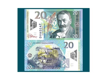 Sada 20,50,100 korún Československých 2019