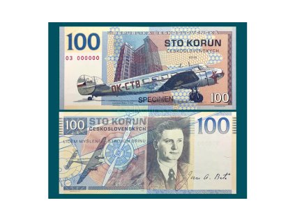 100 korún J. A. Baťa