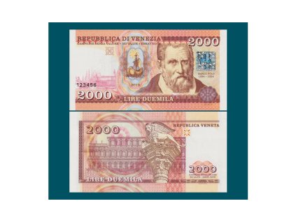 2000 Lire Benátky