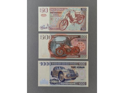 Sada 50,500,1000 korún