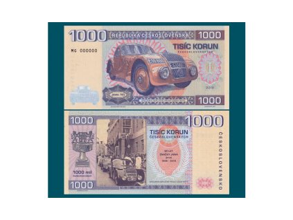 1000 korún Československých JAWA 750