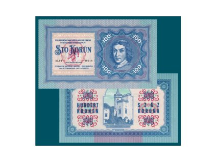 100 korún Moravany