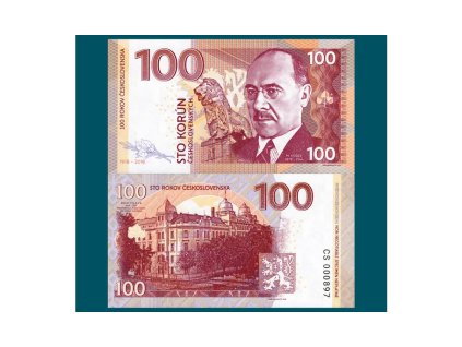 100 korún Československých Sada typ A,B,C