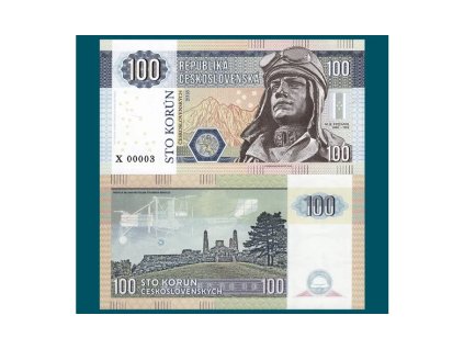 100 korún Československých M. R. Štefánik