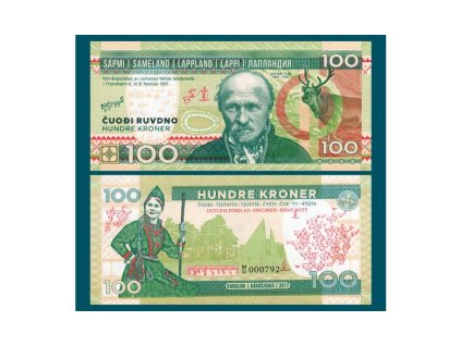 100 kroner sami / Laplanders / Norway