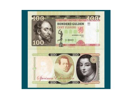 100 guldens florins Vlanders