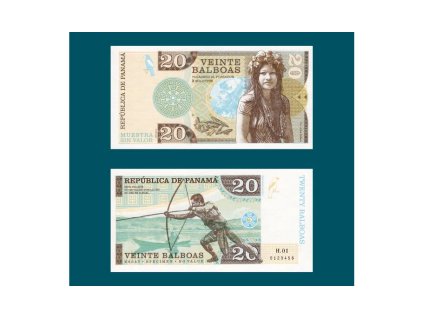 20 balboas Panama / verzia B