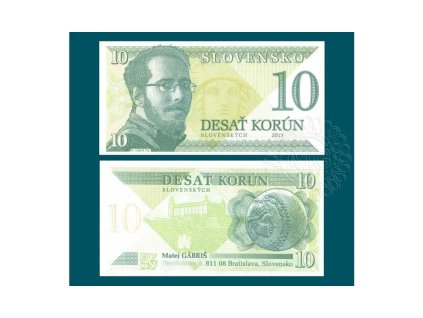 10 korún M.Gábriš 2013