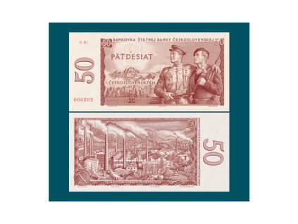 50 Kčs návrh 1963 (Variant Variant 4)