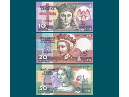 Sada Polské královné 10,20,50 varianta A (Variant Variant 3)