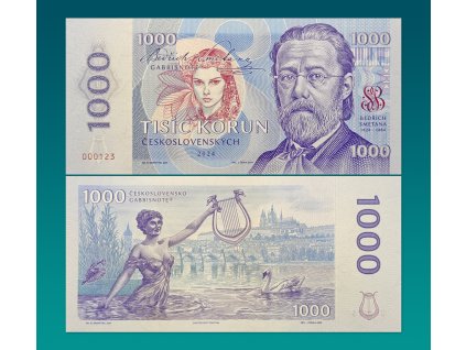 1000 korun Bedrich Smetana
