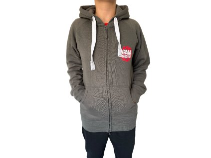 Mikina - Gaia Mesiah - Hnědošedá