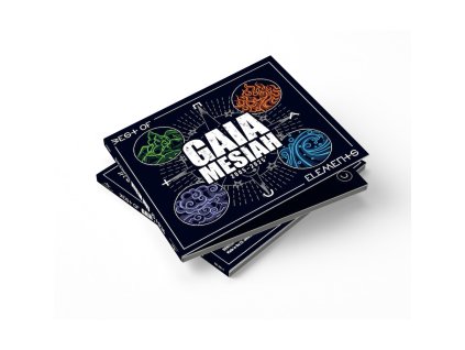 gaia mesiah 3D mockup CD closed