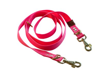 Vodítko přepínací růžové