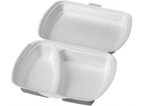 Menu box 2-dílný bílý 250 x 205 x 75 mm