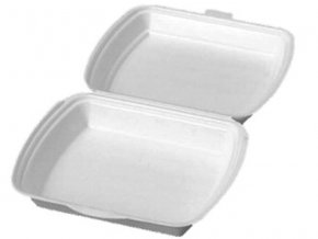 Menu box nedělený bílý 241 x 207 x 69 mm