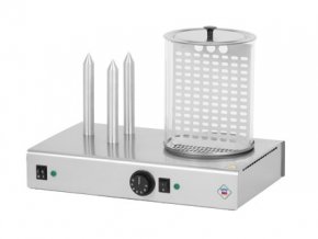 Třítrnový hot dog s nádobkou HD-3N(K)